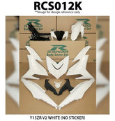 Yamaha Y15ZR V1 V2 Cover Set Plain Colour White Rapido New -By Sea Courier Method 🚢📦