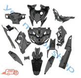 YAMAHA Y15 Y15ZR V1 V2 RACING DOCTOR PP BLACK GLOSSY COMPLETE INNER SET INNER PANEL INNE COVER FULL SET -By Sea Courier Method 🚢📦