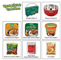 Magic Cook Halal ready to eat Rendang/Ayam Masak Merah/Lada Hitam Self-Heating Rice | Sedap Senang | Segera Nasi Makanan Instant rice /sedia untuk dimakan -By Sea Courier Method 🚢📦
