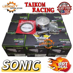 TAIKOM RACING SONIC PISTON SET KGH 13 PIN 53MM 54MM 55MM 56MM 57MM 58MM 60MM 61MM 62MM EX5 DREAM PISTON RING (LEGEND T) -By Sea Courier Method 🚢📦