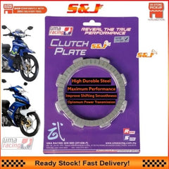 2023 UMA RACING CLUTCH PLATE LC135 Y15ZR Y15 Y16 Y16ZR R15 125Z SRL115FI SRL RS150 RSX EX5 DREAM110 DASH2 LC5S WAVE125 -By Sea Courier Method 🚢📦