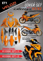 COVER SET Y15ZR V1 / V2 TANAM <EXCITER THAI / N.FLA -By Sea Courier Method 🚢📦