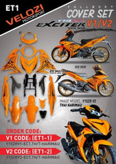 COVER SET Y15ZR V1 / V2 TANAM <EXCITER THAI / N.FLA -By Sea Courier Method 🚢📦