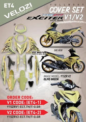 COVER SET Y15ZR V1 / V2 TANAM <EXCITER THAI / N.FLA -By Sea Courier Method 🚢📦