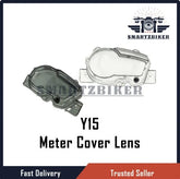 Y15 METER COVER LENS YAMAHA YSUKU Y15zr V1 Y15ZR METER CERMIN METER COVER CLEAR TINTED smoke black SPEEDOMETER SPEEDO -By Sea Courier Method 🚢📦