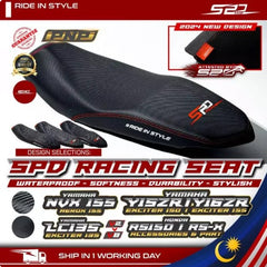SPD Racing Seat 2024 Design Curve & Flat PNP RS150 V1-V3 RS-X 150 Winner X LC135 V2-V8 Y15 Y16 NVX V2 Softness Lembut -By Sea Courier Method 🚢📦