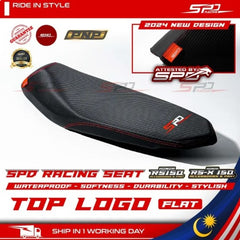 SPD Racing Seat 2024 Design Curve & Flat PNP RS150 V1-V3 RS-X 150 Winner X LC135 V2-V8 Y15 Y16 NVX V2 Softness Lembut -By Sea Courier Method 🚢📦
