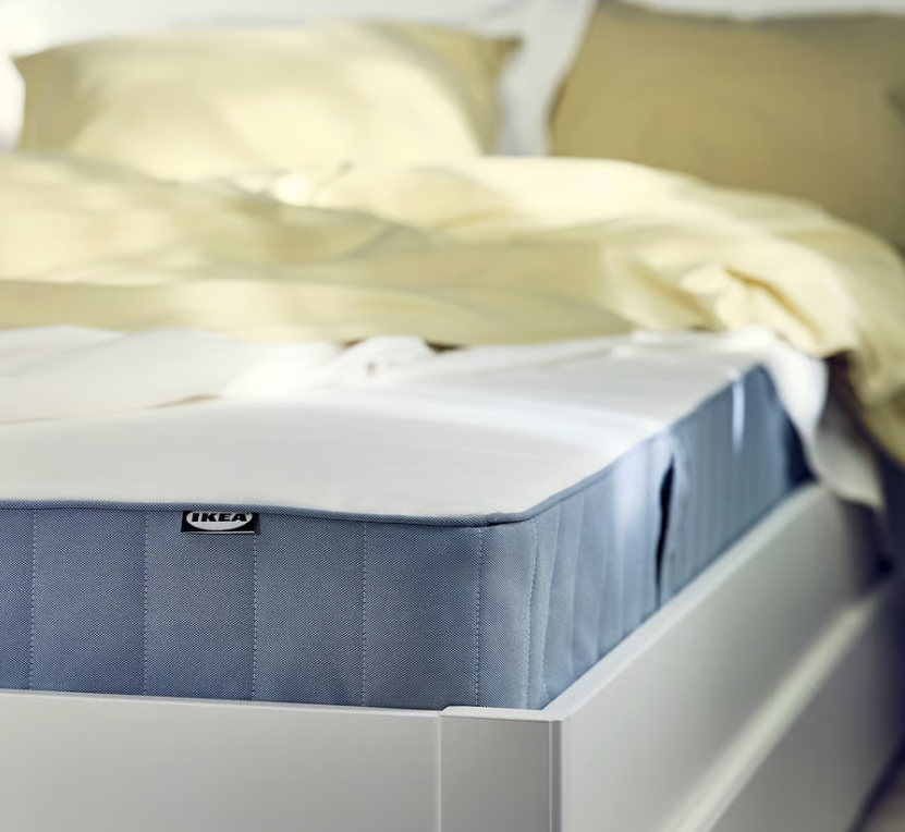 VESTMARKA Sprung mattress, extra firm/light blue, 150x200 cm VESTMARKA Sprung mattress, extra firm/light blue, 150x200 cm