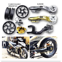 Y15ZR Y16ZR SWING ARM single arm with sport rim + caliper -By Sea Courier Method 🚢📦