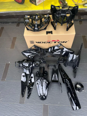 DHC- INNER SET BLACK DIAMOND Y15 ZR V1 Y15V2 INNER KILAT DAIMOND GLOSSY DAIMOND INNER KILAT DIAMOND YAMAHA Y15ZR V1 Y15 ZR V2 -By Sea Courier Method 🚢📦