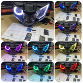 DHC- Magic Boy LED HEADLAMP LIGHT Y15V2 /LCV8FI Comes WIth Multi Color Lighting (MAGIC BOY LED HEAD LAMP Y15V2 /LCV8FI) -By Sea Courier Method π’π¦