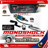 DHC- Monoshock With Tank Adjustable Y15 Y16 208mm-215mm Shock Absorber Y15ZR Y16ZR Adjustable Rebound And Compression -By Sea Courier Method π’π¦