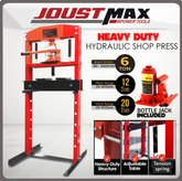 6 /12 /20Ton Heavy Duty Hydraulic Press Jack Bearing Machine Mesin Shop Press Hydraulic Jack Repair Bearing Disassembly -By Sea Courier Method π’π¦
