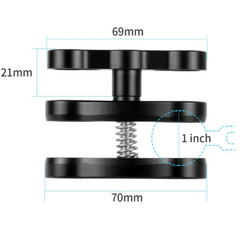 Diving Photography Aluminum Butterfly Clip Underwater Camera Waterproof Diving Arm Ball Head Bracket Easy Install Easy to Use -By Sea Courier Method 🚢📦