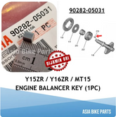 DHC- Yamaha Original Y15ZR V1 V2 / Y16ZR V1 V2 / MT15 / R15M Engine Balancer Straight Key - 90282-05031 -By Sea Courier Method 🚢📦