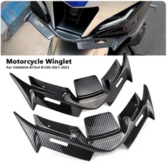 DHC- Motorcycle Winglet Front Fairing Wing Guard Cover For YAMAHA YZF R15 V4 R15M 2021 2022 2023 Decoration Winglets Accessories -By Sea Courier Method 🚢📦