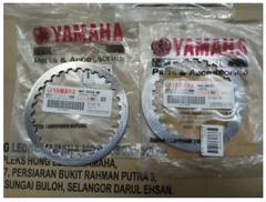 DHC- 100% ORIGINAL HLY Yamaha YZF155 R15 Y16 Y16ZR MT15 R15M R-15 clutch friction IRON plate clutch disc besi BK6-E6324/6321 -By Sea Courier Method 🚢📦