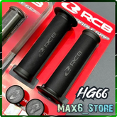 DHC- ORIGINAL RCB HANDLE GRIP HG66 / HG77 RUBBER THROTTLE GRIP SARUNG TANGAN UNIVERSAL MOTORCYCLE Y15 WAVE Y16 LC135 RSX RS Y15ZR Y16ZR RS150 RSX150 LC EX5 DASH VARIO NVX NAMX XMAX -By Sea Courier Method π’π¦