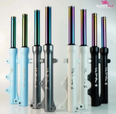 DHC- Superfly Project F Yamaha y15 lc135 4s Front Forks Set (2 pcs)- BLACK/ GREY / BLUE / WHITE/ BLUE-GOLD -By Sea Courier Method π’π¦