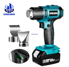 1200W Cordless Handheld Hot Air G un With 2 Nozzles Electric Heat G un For Makita 18V Lithium Battery -By Sea Courier Method 🚢📦