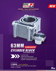 DHC- Y15/LC135 63MM BLOCK CYLINDER BLOCK UMA RACING BLOCK LC135/Y15ZR 63MM 100%ORIGINEL -By Sea Courier Method 🚢📦