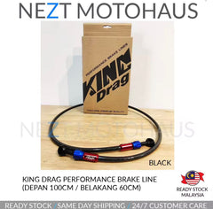 King Drag Performance Brake Hose Y15 RS150 R15 R25 RFS VF3 (DEPAN / BELAKANG) -By Sea Courier Method 🚢📦