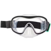 Adult’s SUBEA mask and snorkel snorkelling kit, 100 black