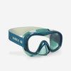 Adult Snorkeling Kit 100 COMFORT Mask and DRYTOP Snorkel Green