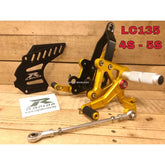 RACING FOOTREST / SINGLE FOOTREST RAPIDO LC135 YAMAHA V1 V2 V3 V4 V5 V6 V7 LC4S LC5S -By Sea Courier Method 🚢📦