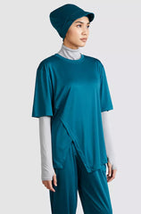 HANI OVERSIZED SHORT SLV SPORTS TEE