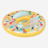 Baby seat swim ring with handles 7-15 kg - allfish yellow