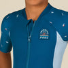 Boy’s Wetsuit Shorty 100 Short Sleeve Navy Blue/Blue