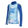 Boys’ surfing UV t-shirt 500 long sleeve