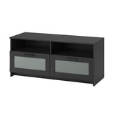 BRIMNES TV bench, black, 180x41x53 cm