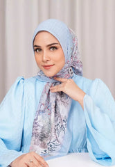 Holiday Voile Square - Glacier