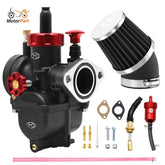 MOTOPARTS SHOP 17/19/22/24/26/28mm PE Carburetor with Air Filters Carb Jets Starter Valve Set for 2/4T 80-250cc Engine -By Sea Courier Method 🚢📦