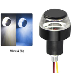 1Pcs Motorcycle Turn Signal LED Light Indicator Blinker Handle Bar End Handlebar White Yellow A1J9 -By Sea Courier Method 🚢📦