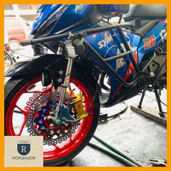 RAPIDO ADJUSTABLE USD FORK FOR DOUBLE DISC SET Y15 RS150 NVX155 SYM VF3I -By Sea Courier Method 🚢📦