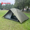 Deer Creek 6 Person Double Layer Typhoon Dome Tent Army Green