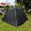 Deer Creek Safari Single Room Automatic Tent with Extended Flysheet Black
