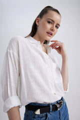 Oversize Fit Long Sleeve Shirt