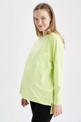 Long Sleeve Cotton Knitted Top