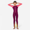 Girls’ long-sleeved swimsuit - UV Combiswim 100