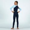 Girls’ long-sleeved swimsuit - UV Combiswim 100