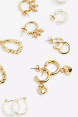 6-pack earrings and studs