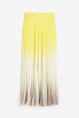 Long pleated skirt