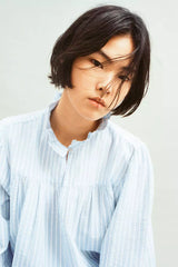 H&M Seersucker popover blouse