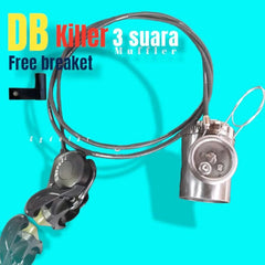 Db kiler 3 Sound anti Cross full inlet 50mm And 38mm -By Sea Courier Method 🚢📦