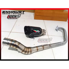 Austin racing exhaust Y15ZR, LC135, RS150, RSX150, GSX R 150, CBR150R, RAIDER FI R 150, FZ150, BELANG R 150, YZF-R15, MT 15, R15 MT, R15M -By Sea Courier Method 🚢📦