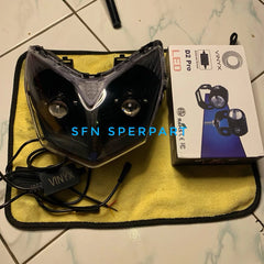 Supra x 125 headlights set led d2 laser super bright -By Sea Courier Method 🚢📦